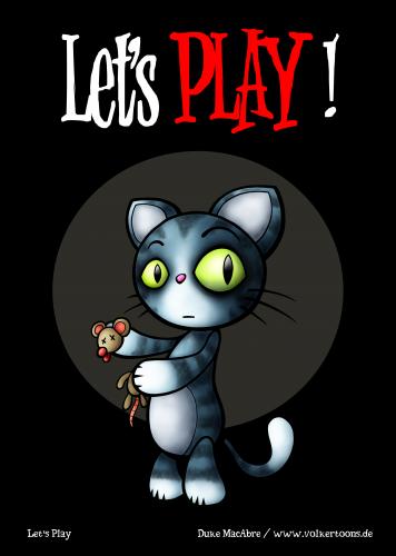 Cartoon: Lets Play (medium) by volkertoons tagged evil,böse,sweet,cute,süß,halloween,valentine,valentinstag,card,greeting,grußkarte,karte,game,play,spiel,spielen,töten,death,dead,tod,tot,kill,animals,tiere,maus,katze,mouse,cat,macabre,duke,volkertoons