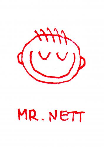 Cartoon: Mr. Nett (medium) by volkertoons tagged cartoon,volkertoons,illustration,kritzelei,männeken,männchen,strichmännchen,low,art