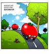 Cartoon: Automaten (small) by volkertoons tagged cartoons,volkertoons,auto,tomate,automaten,cars,tomatoes,cartomatoes,albern,kalauer,gentechnik,genmanipulation,maulwurf,mole,humor,natur,nature,unnatural