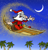 Cartoon: BODO Magazin - Worldwide Xmas (small) by volkertoons tagged volkertoons cartoon illustration bodo ratte rat weihnachtsmann santa clause weihnachten christmas xmas dezember december winter international 1001 nacht arabian nights fliegender teppich magic carpet ride