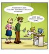 Cartoon: Hochbegabt (small) by volkertoons tagged cartoon volkertoons humor ertern kin parents child baby pc computer levitation telekinese hochbegabung