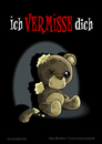 Cartoon: Ich vermisse dich (small) by volkertoons tagged volkertoons,cartoon,comic,karte,grußkarte,postkarte,greeting,card,bär,baer,teddy,bear,teddybär,spielzeug,toy,pet,plüschtier,kuscheltier,stofftier,kaputt,damaged,out,of,order,tot,dead,einsamkeit,allein,alleinsein,loneliness,lonely,alone,traurig,sad