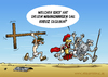Cartoon: Kruzinator (small) by volkertoons tagged volkertoons,cartoon,jesus,christus,kreuz,römer,kreuzigung,geschichte,history,crucification,prügel,haue,senge,kloppe,aua,lustig,albern,komisch