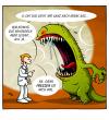 Cartoon: Men in White (small) by volkertoons tagged volkertoons,cartoon,doctor,medizin,arzt,monster,krebs,cancer,fressen