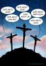 Cartoon: Waltons Mountain - Die Karte! (small) by volkertoons tagged volkertoons,cartoon,humor,ostern,easter,karte,card,grußkarte,jesus,christus,christ,kreuzigung,golgatha,golgotha,waltons,tv,fernshen,serie