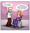 Cartoon: Willst du mit mir gehn? (small) by volkertoons tagged volkertoons cartoon humor liebe anmache love rollstuhl rollstuhlfahrerin behinderung gehen laufen kalauer mann frau mädchen junge teenager disabled boy girl man woman couples