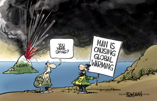 Cartoon: Iceland erupts (medium) by Broelman tagged iceland,volcano