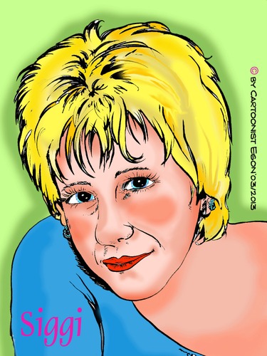 Cartoon: Portraitkarikaturen (medium) by cartoonist_egon tagged portraits,köpfe,frauen,family