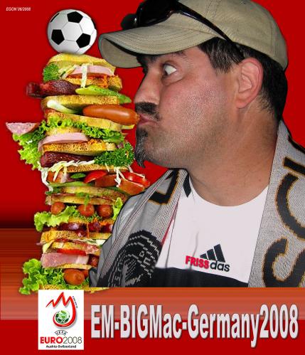 Cartoon: the EM-BigMac-Germany (medium) by cartoonist_egon tagged bigmac,em