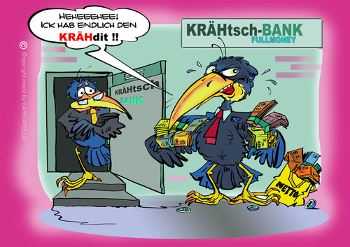 Cartoon: KrähenTOON (medium) by cartoonist_egon tagged krähen,rabenvögel,tiere,vögel