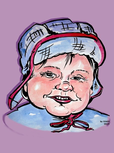 Cartoon: Portraitkarikaturen (medium) by cartoonist_egon tagged portraits,köpfe,frauen,family