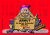 Cartoon: ARMUT ala GERMANY (small) by cartoonist_egon tagged hartz,iv,sgb,ii,niedriglohn,arge