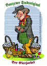 Cartoon: Bautzener Eierjockel (small) by cartoonist_egon tagged eier,jockel,ostern