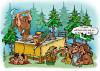 Cartoon: Die Axt im Walde (small) by cartoonist_egon tagged axt,wald,henker