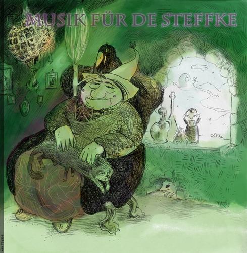 Cartoon: Hexe fürs Cd Cover (medium) by lejeanbaba tagged hexe,cover,witch,gemütlich,grün