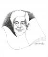 Cartoon: Aziz Nesin Turkish Humour Writer (small) by halisdokgoz tagged aziz nesin turkish humour writer