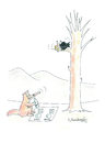 Cartoon: crow and fox turkish raki cheers (small) by halisdokgoz tagged crow and fox turkish raki cheers