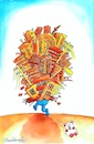 Cartoon: Earthquacke in Izmir Turkey (small) by halisdokgoz tagged earthquacke,in,izmir,turkey