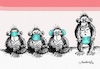 Cartoon: Four Monkeys (small) by halisdokgoz tagged four,monkeys