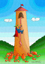 Cartoon: RAPUNZEL AND CATS (small) by halisdokgoz tagged rapunzel,and,cats