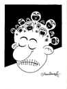 Cartoon: SCREAM (small) by halisdokgoz tagged scream