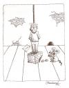 Cartoon: suicide or murder dokgoz (small) by halisdokgoz tagged suicide,or,murder,halis,dokgoz