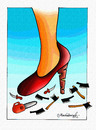 Cartoon: Woman Rights (small) by halisdokgoz tagged woman,rights,dokgoz