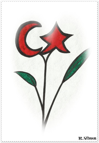 Cartoon: A nice flover (medium) by KenanYilmaz tagged nice,flover