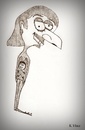 Cartoon: A man (small) by KenanYilmaz tagged man,smile