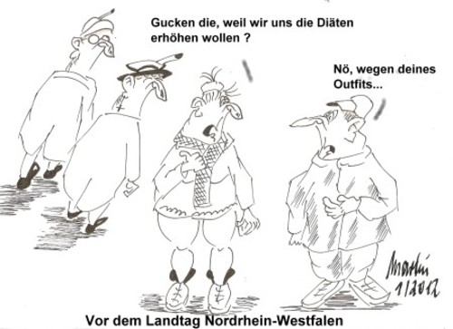 Cartoon: Diäten (medium) by quadenulle tagged cartoon
