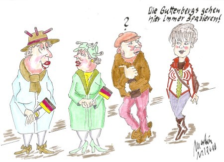 Cartoon: Guttenbergs (medium) by quadenulle tagged cartoon