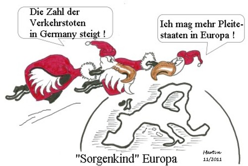 Cartoon: Staatspleiten (medium) by quadenulle tagged cartoon