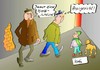 Cartoon: Hunde (small) by quadenulle tagged cartoon