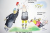 Cartoon: Schwarz-Gelb sieht rot (small) by quadenulle tagged cartoon