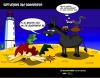 Cartoon: Gastspiel auf Hiddensee (small) by Tricomix tagged vogelgrippe,bremer,stadtmusikanten,hiddensee,insel,grippe,krankheit