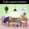 Cartoon: To get a special Treatment (small) by Tricomix tagged meal,mushroom,soap,dead,wife,poisened,not,digestible