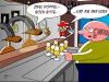 Cartoon: Vollrausch (small) by Tricomix tagged kneipe tresen wirt bier doppelbock eckkneipe bar