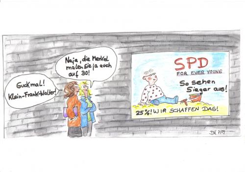 Cartoon: Klein-Frank-Walter (medium) by dorthe tagged steinmeier