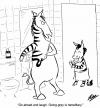 Cartoon: Go Ahead (small) by pinkhalf tagged cartoon,animal,zebra,children