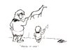 Cartoon: Primative Art (small) by pinkhalf tagged cartoon man lascaux child rude graffitti cave paintings