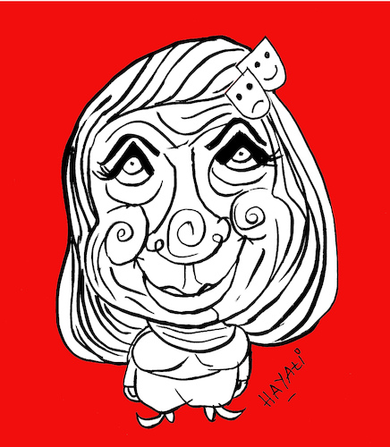 Cartoon: Ayla Algan (medium) by Hayati tagged ayla,algan,schauspielerin,istanbul,berlin,oyuncu,solistin,solist,cartoon,portrait,hayati,boyacioglu,ayla,algan,schauspielerin,istanbul,berlin,oyuncu,solistin,solist,cartoon,portrait,hayati,boyacioglu