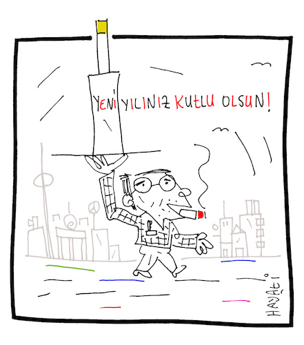 Cartoon: Happy New Year (medium) by Hayati tagged yeni,yil,neues,jahr,glueck,happ,new,year,sene,kutlu,olsun,hayati,boyacioglu,berlin,yeni,yil,neues,jahr,glueck,happ,new,year,sene,kutlu,olsun,hayati,boyacioglu,berlin