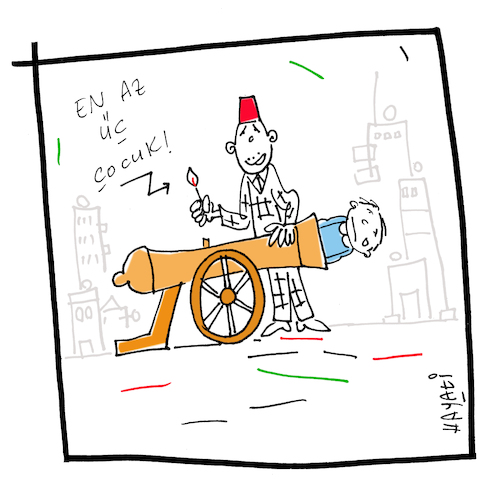 Cartoon: Kanonenfutter (medium) by Hayati tagged kanonenfutter,kanone,child,kind,cocuk,schüler,ögrenci,pupil,schoolboy,kanonenfutter,kanone,child,kind,cocuk,schüler,ögrenci,pupil,schoolboy