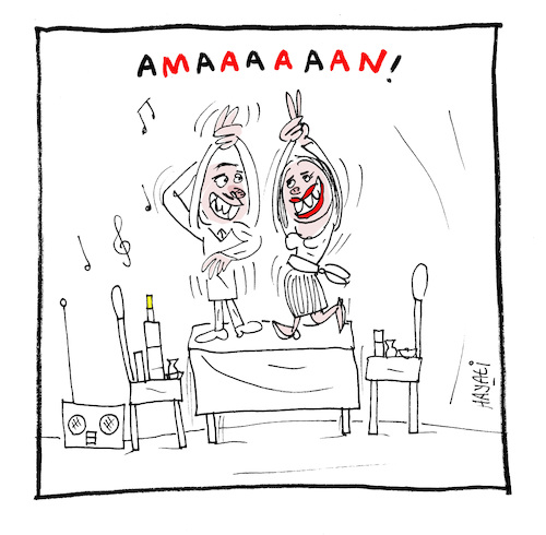 Cartoon: Langeweile (medium) by Hayati tagged langeweile,cansikintisi,boring,raki,alkohol,cartoon,karikatür,hayati,boyacioglu,berlin,langeweile,cansikintisi,boring,raki,alkohol,cartoon,karikatür,hayati,boyacioglu,berlin