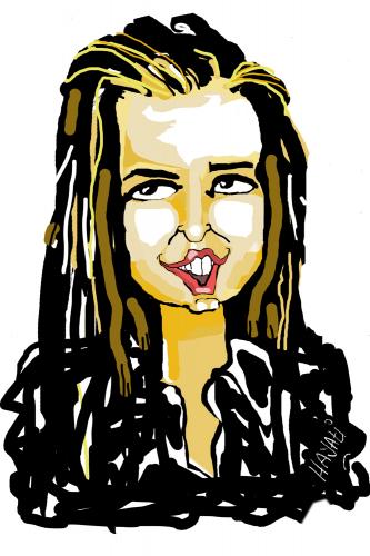 Cartoon: Nicoleta Ionescu (medium) by Hayati tagged nicoleta,ionescu