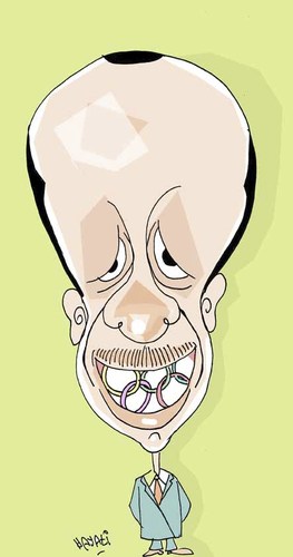 Cartoon: RTE (medium) by Hayati tagged olympisches,lachen,erdogan,recep,tayyip,portrait,hayati,boyacioglu,london,berlin,2012