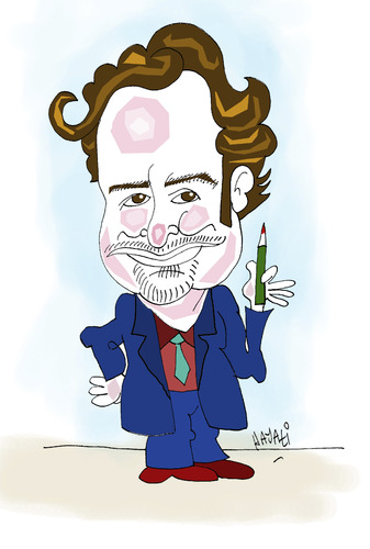 Cartoon: Serkan SÜREK (medium) by Hayati tagged serkan,surek,karikaturist,aus,der,tuerkei