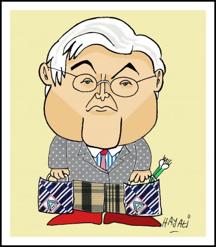 Cartoon: SPD Kanzlerkandidat Steinmeier (medium) by Hayati tagged spd,wahl,2009,frank,walter,steinmeier,kanzlerkandidat,hayati,boyacioglu