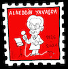 Cartoon: Alaeddin Yavasca (small) by Hayati tagged alaeddin,yavasca,alaaddin,muezisyen,musiker,komponist,istanbul,portrait,hayati,boyacioglu