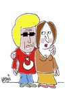 Cartoon: Ali Heino Can and Nur Can (small) by Hayati tagged ali,heino,can,und,nur,saenger,heimat,heimatlieder,tuerkei,tuerke,deutsch,integration,love,liebe,beziehung,hayati,boyacioglu,berlin